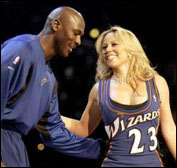 mariah carey wizards jersey dress 2003 Throwback to when Mariah Carey wore a jersey dress designed by Reuben Harley while honoring Michael Jordan at the NBA All-Star Game in 2003