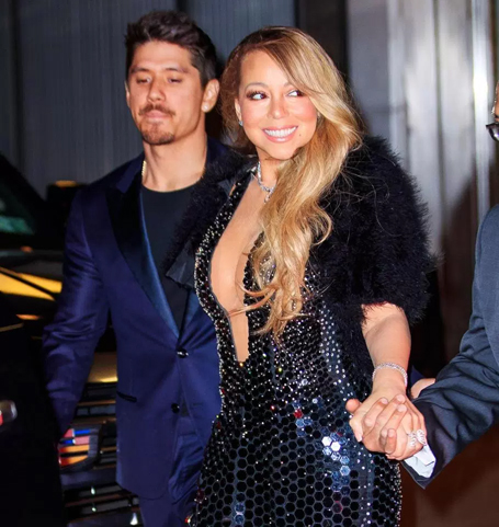 Mariah Carey leads music stars at Clive Davis' party | mcarchives.com