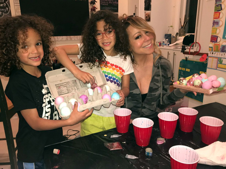 Mariah Carey and more celebrate Easter 2018 | mcarchives.com