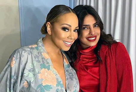 Priyanka Chopra meets Mariah Carey | mcarchives.com