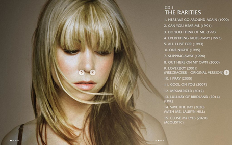 Mariah Carey reveals the tracklist of The Rarities | mcarchives.com