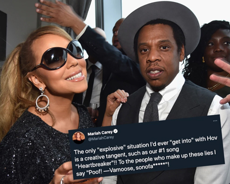 Mariah Carey slams rumors of beef with Jay-Z | mcarchives.com
